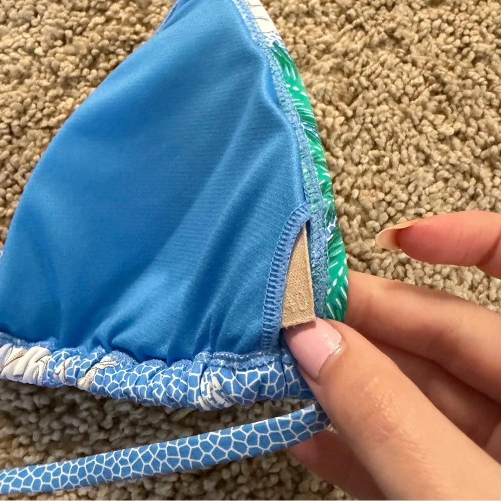 Johnny Was x Paolita String Bikini Hipster Bottoms Circe’s Garden Size Small NWT